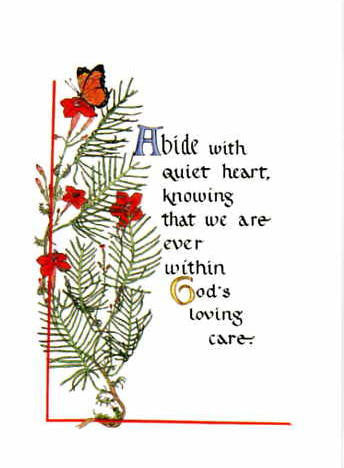 TofY657 Abide with quiet heart